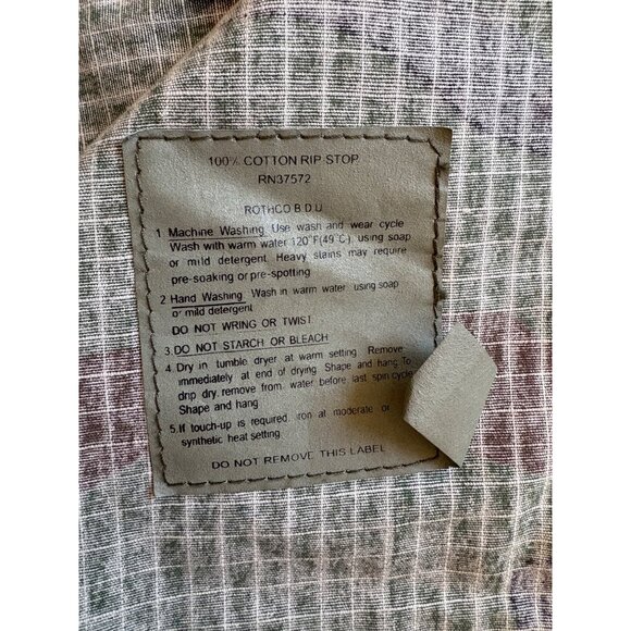 US CAMOUFLAGE MENS JACKET SIZE SMALL-REG YOUNG MARINES MILITARY - Picture 9 of 9